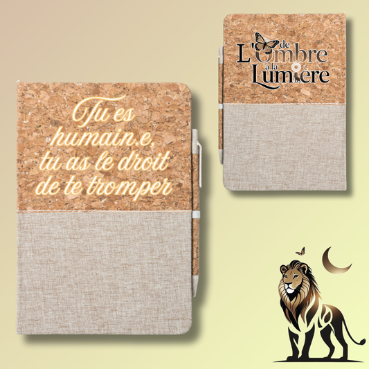 Carnet “Tu es humain.e, tu as le droit de te tromper”
