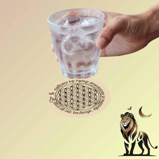 Dessous de verre “Fleur de Vie” – Recharge énergétique