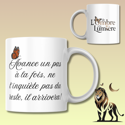 Mug “Un pas à la fois”