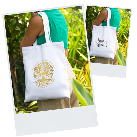Tote Bag “Je me choisis et je me respecte” – Arbre de Vie 🌿